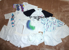 10 Polo shirts + shorts Tennis Kinder/kids FILA TACCHINI Sampras Courier Agassi