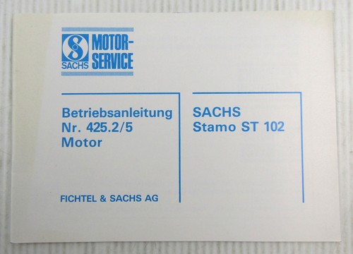 Sachs stamo st102 102 motor - sachs,