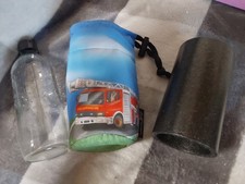 Emil Glasflasche,400 ml,Traktor/Feuerwehr,guter Zustand