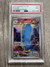 2025 POKEMON JTG EN WAILORD #162 ILLUSTRATION RARE PSA 9