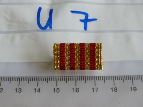 Bandspange rot kreuz - rot,