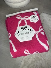 Cozy in Pink Decke Schleifen Girly 127x178 Tk Maxx
