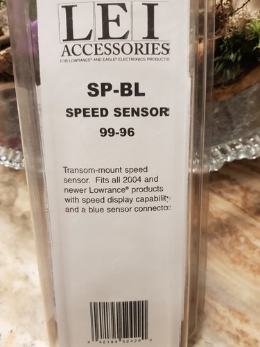 Lowrance eagle speed sensor - lowrance,