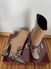 GUCCI Horsebit Python Leder