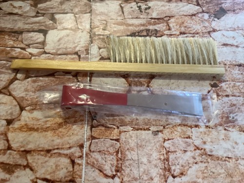 Bienenbesen mit stockmeisel - bienenbesen,