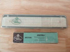 Faber Castell Präzisions-Rechenstab und kleiner Nestler Stab