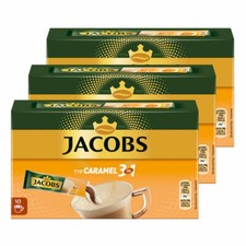 Jacobs 3in1 Typ Caramel Karamell 3er Set Kaffee Instantkaffee 3x10 Portionen