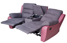 Cupholder-Sofa Mikrofaser