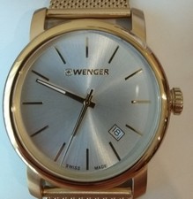 WENGER by VICTORINOX SWISS ARMY. WATCH SWISS MADE. Milanesa chapada. 