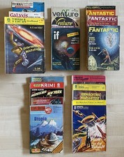  Science-Fiction Sammlung 39 Stück u.a. Utopia,Galaxis+10 seltene engl. SFBücher