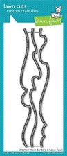 Lawn Fawn, lawn cuts/ Stanzschablone, stitched wave borders