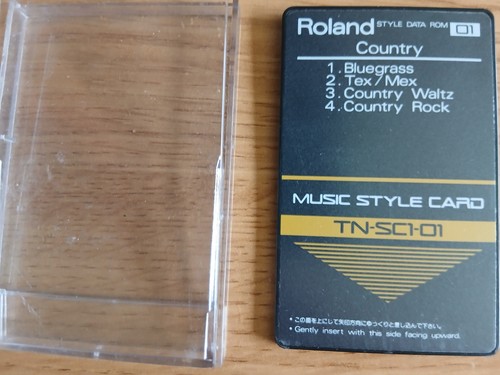 Roland music style card - style,