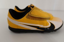Fußballschuhe NIKE "Jr. Mercurial Vapor 13Club TF" Jungen Gr:28,5 orange/schwarz