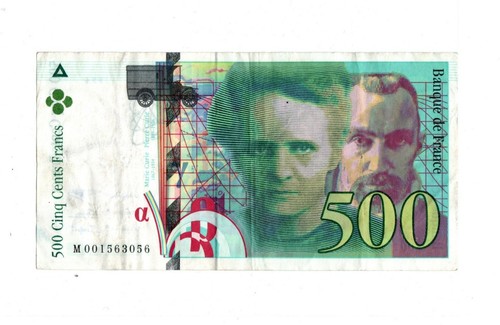 Alte 500 französische franc - alte,