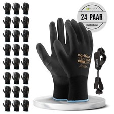 ✅24 Paar Arbeitshandschuhe Montagehandschuhe Schutzhandschuhe Garten Handschuhe✅