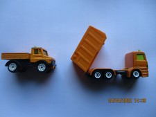 Siku zweimal Reinigungsfahrzeige öffentlicher Dienst Müllwagen Unimog