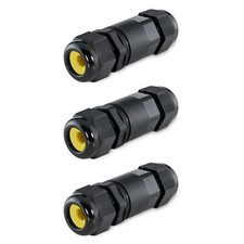 3 Stück Kabelmuffe 5-polig