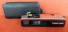 Canon 110-ED  Pocket-Kamera 26mm F2.0  mit Canolite ED Blitzgerät, Lederetui