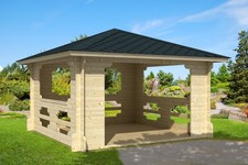 Pavillon Walmdach 40 mm Ibiza