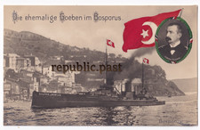 AK Postkarte Die ehemalige Geben im Bosporus Schiff Sultan Jawus Türkei (P56)