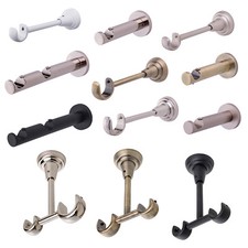 Träger Halter für Gardinenstange 1-läufig / 2-läufig 19 mm, Decken-/Wandmontage