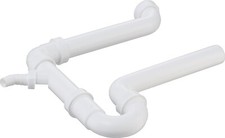 TG Raumspar-Siphon 1 1/2" mit Geräteanschluss 50 mm Abgang