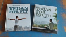 2 Kochbücher Vegan for Youth Vegan for fit Attila Hildmann