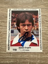 Stephan Engels 1.FC Köln Original Signiertes Americana Sammelbild 1978