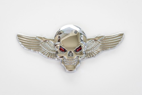 Metall totenkopf emblem mit - emblem,