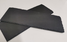 2 x Schieferplatte / Servierplatte / Schiefer Brett / ca. 30 x 11 cm