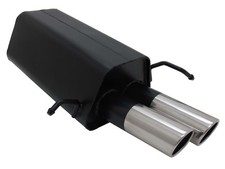 NOVUS Sportauspuff Gruppe N ESD 2x 76mm SR-Design für MERCEDES W209 CLK Coupe