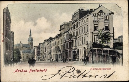 Burtscheid aachen nordrhein - ak,