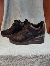 VENICE Sneaker Damen Teens Keilabsatz Wedge Gr 36 Schwarz Deichmann