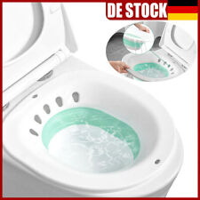 Bidet-Toiletteneinsatz Faltbar Sitzbad WC-Einsatz Bidetbecken Sitzbadewanne 2,5L