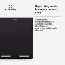 Mülleimer küche 40l - 40l, fach