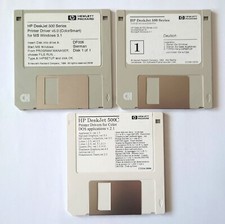 HP DeskJet 500/500C Treiber-Disketten Printer Driver ColorSmart Windows 3.1 DOS