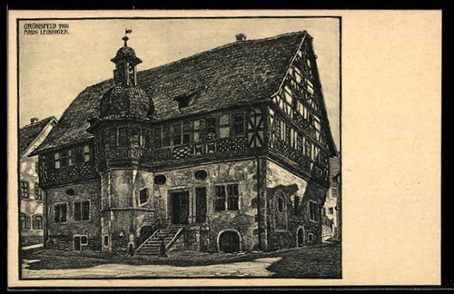 Grünsfeld rathaus nach - rathaus,
