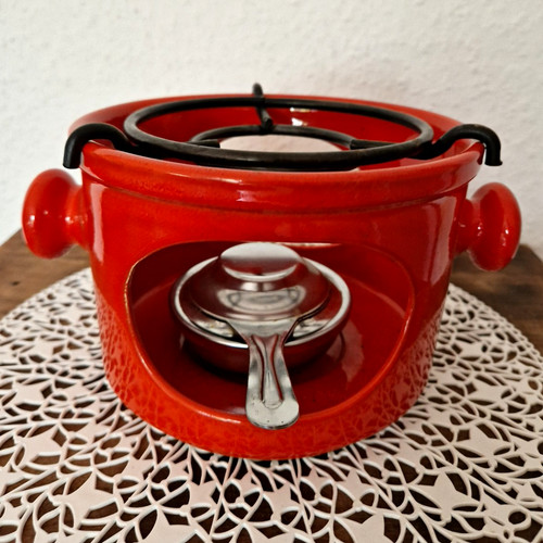 Fondue set metall keramik - metall, /