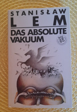 Buch "Das absolute Vakuum", Leinen-Papp-Einband mit Schutzumschlag, belesen