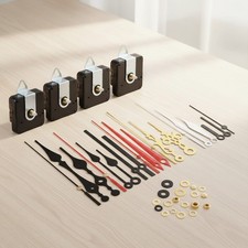 Uhrwerk Wanduhr Mechanismus lautlos DIY Ersatzteile Zeiger 5Stück 