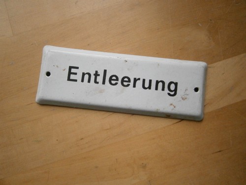 Entleerung antikes ddr - "entleerung",
