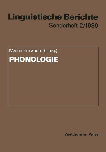 Phonologie martin prinzhorn - phonologie,