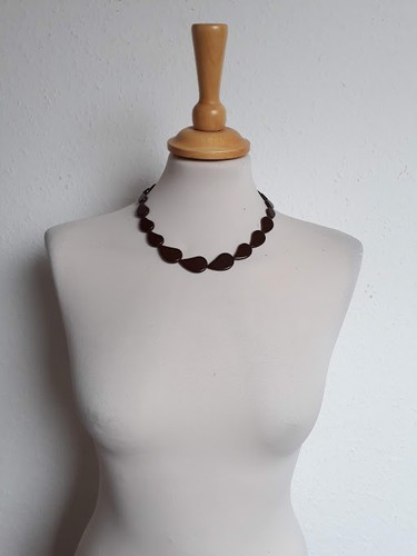Kette braun perlen - h&m,