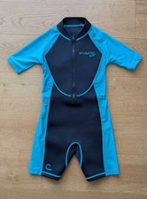 Scubatec Kids Neoprenanzug Kinder Schwarz / Blau 7 - 10 Jahre Gr. 128 - 140 UV