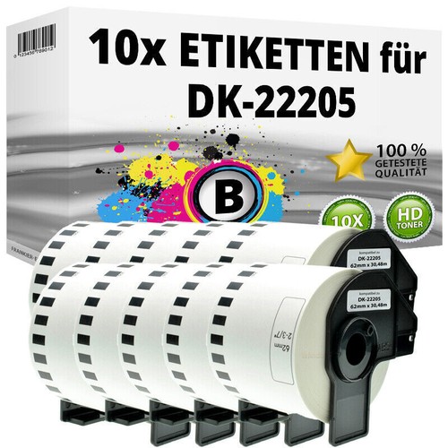10x etiketten kompatibel - 10x,