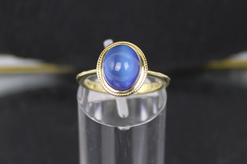 Mondstein goldring aus - mondstein,
