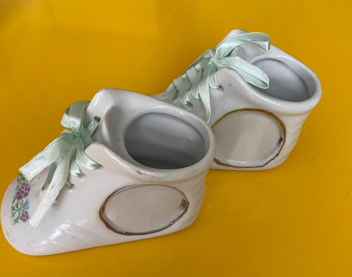 Vintage zapatitos portafoto - zapatitos, de