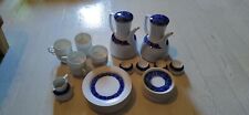 Kaffeeservice Rosenthal Modulation Sinfonie blau weiß für 8 Personen 2 Kannen