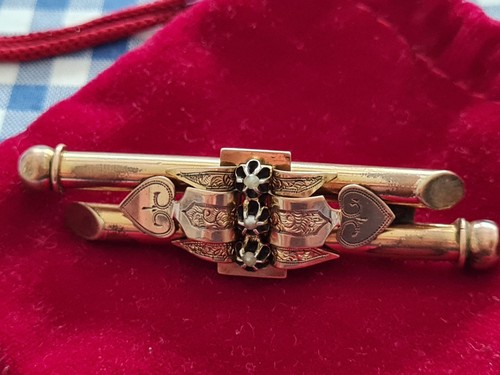 Antike schaum gold - schaum, brosche