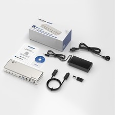 WAVLINK 15-in-1 Thunderbolt 4 Quad-Display Dock Laptop Dockingstation 98WPD RJ45